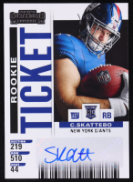Cam Skattebo 2025 Select Contenders Rookie Ticket Preview #27 AU RC at PristineAuction.com