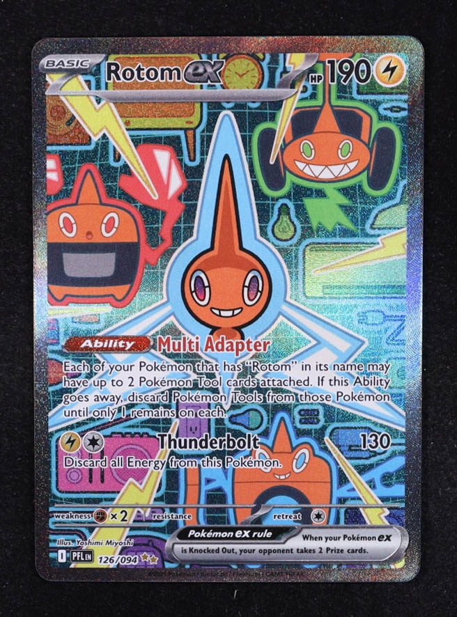 Rotom EX 2025 Pokemon TCG Mega Evolution Phantasmal Flames #126 at PristineAuction.com Rotom EX 2025 Pokemon TCG Mega Evolution Phantasmal Flames #126 at PristineAuction.com