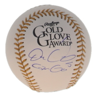 Carlos Gonzalez Signed Gold Glove Award Logo Baseball (JSA) at PristineAuction.com