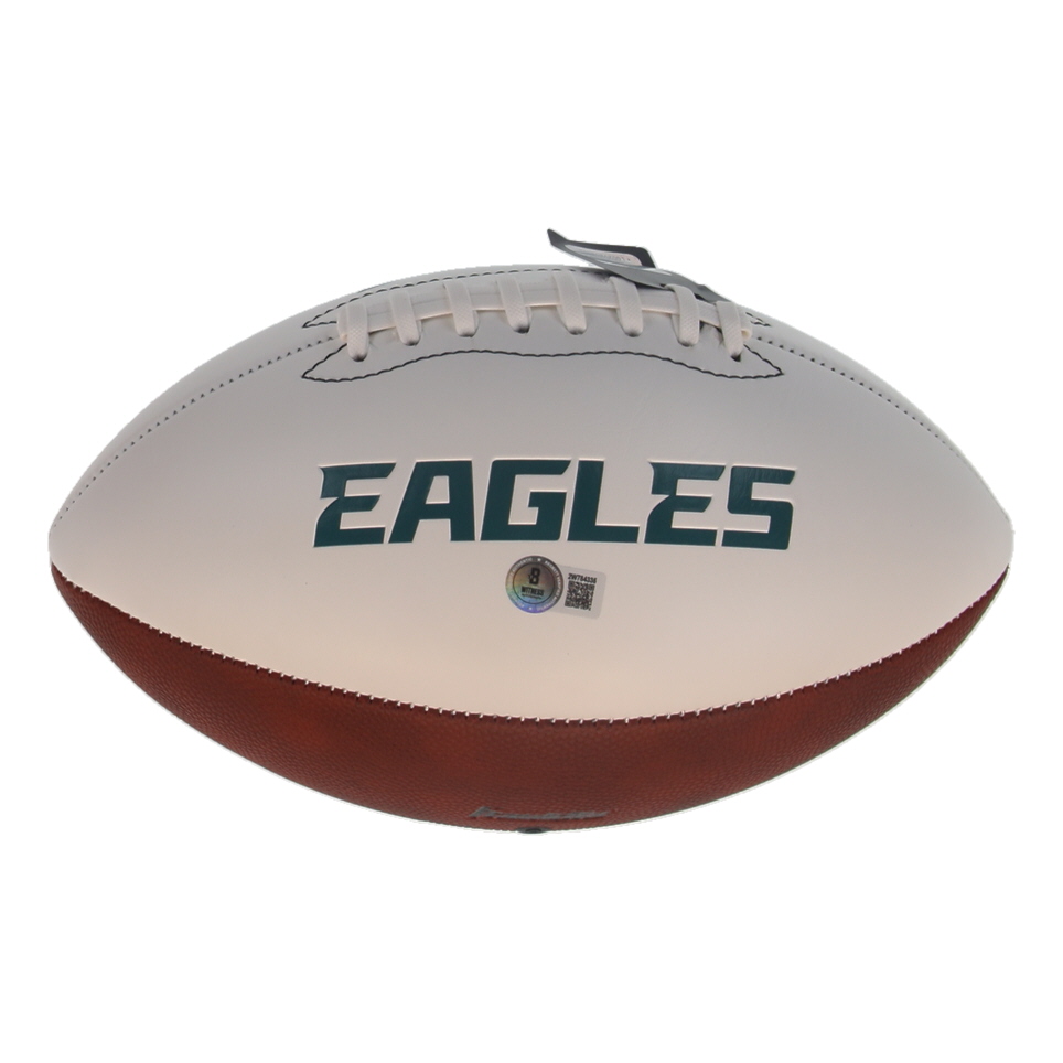 Dom DiSandro Signed Eagles Logo Football Inscribed "Big Dom" (Beckett) at PristineAuction.com Dom DiSandro Signed Eagles Logo Football Inscribed "Big Dom" (Beckett) at PristineAuction.com