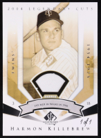 Harmon Killebrew 2004 SP Legendary Cuts Significant Fact Memorabilia #49 JSY #1/1 at PristineAuction.com