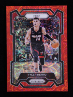 Tyler Herro 2023-24 Panini Prizm Prizms Choice Red #32 #26/88 at PristineAuction.com