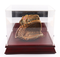 Willie Mays Signed Mini Baseball Glove (JSA) at PristineAuction.com