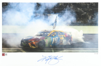 Kyle Busch Signed LE Nascar 2019 Homestead Win 12x18 Print (PA) at PristineAuction.com