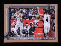 Victor Wembanyama / De'Aaron Fox 2025-26 Topps Gold #300 New Duo Excels! #1271/2025 at PristineAuction.com