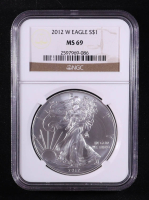 2012-(W) American Silver Eagle $1 Coin (NGC MS69) at PristineAuction.com