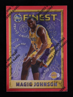 Magic Johnson 1995-96 Finest Refractors #252 6P at PristineAuction.com