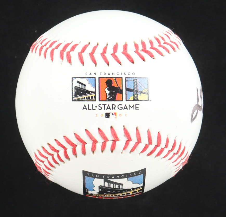 Willie Mays Signed 2007 All-Star Game Logo Baseball with Display Case (Mays & PSA) at PristineAuction.com Willie Mays Signed 2007 All-Star Game Logo Baseball with Display Case (Mays & PSA) at PristineAuction.com