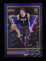 Victor Wembanyama 2023-24 Panini Recon Holo Blue #225 #97/99 RC at PristineAuction.com