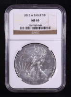 2012-(W) American Silver Eagle $1 Coin (NGC MS69) at PristineAuction.com