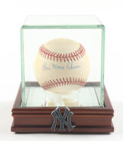 Bill "Moose" Skowron Signed OAL Baseball with Display Case & Yankees Pin (JSA) at PristineAuction.com