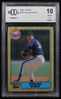 Nolan Ryan 1987 Topps #757 (BCCG 10) at PristineAuction.com