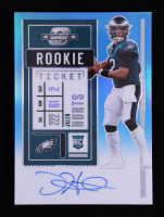 Jalen Hurts 2020 Panini Contenders Optic Teal #122 AU #33/99 RC at PristineAuction.com