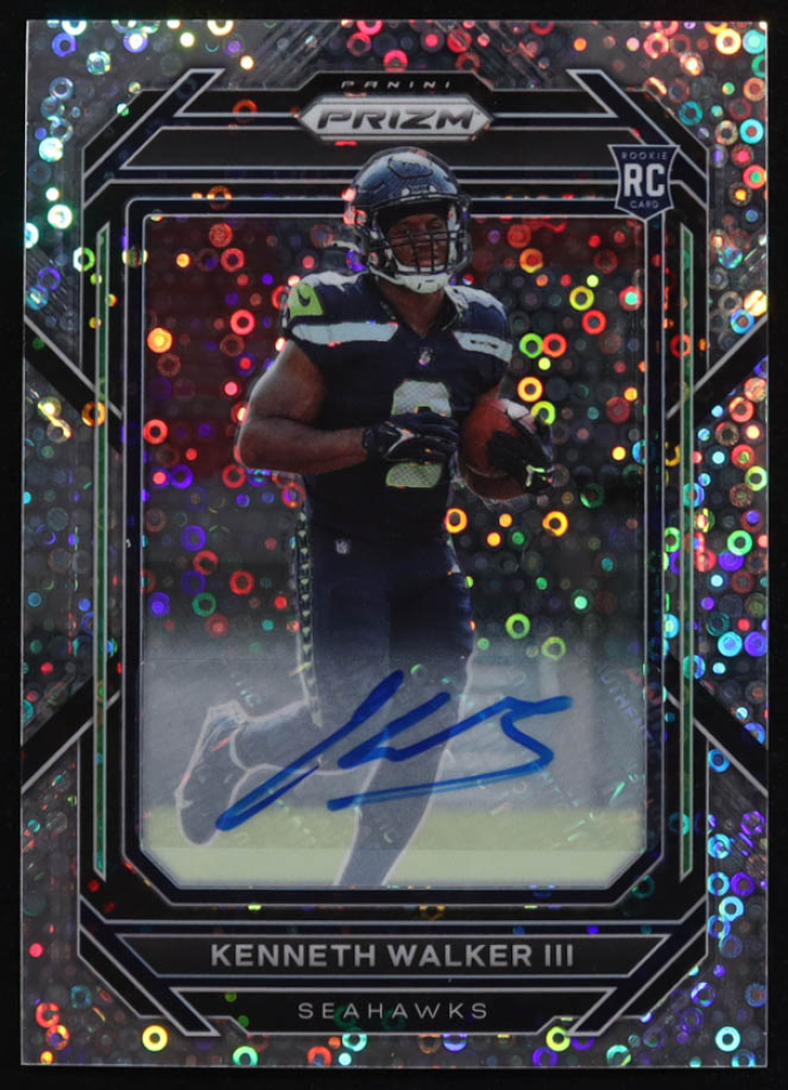 Kenneth Walker III 2022 Prizm #318 Rookie Autographs - No Huddle