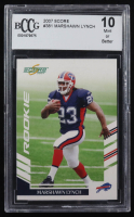 Marshawn Lynch 2007 Score #381 RC (BCCG 10) at PristineAuction.com