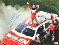 Jesse Love Signed Nascar 2025 Daytona Win 11x14 Photo (PA) at PristineAuction.com