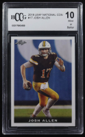 Josh Allen 2018 Leaf National Convention #17 RC (BCCG 10) at PristineAuction.com