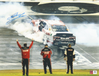 Jesse Love Signed Nascar 2025 Daytona Win 11x14 Photo (PA) at PristineAuction.com