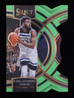 Karl-Anthony Towns 2023-24 Select Prizms Neon Green Die-Cut #196 #43/75 at PristineAuction.com
