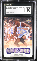Michael Jordan 2011 Upper Deck World Of Sports #35 (CGC 10) at PristineAuction.com