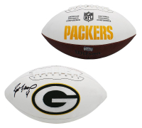 Brett Favre Signed Packers Logo Football (Radtke) at PristineAuction.com