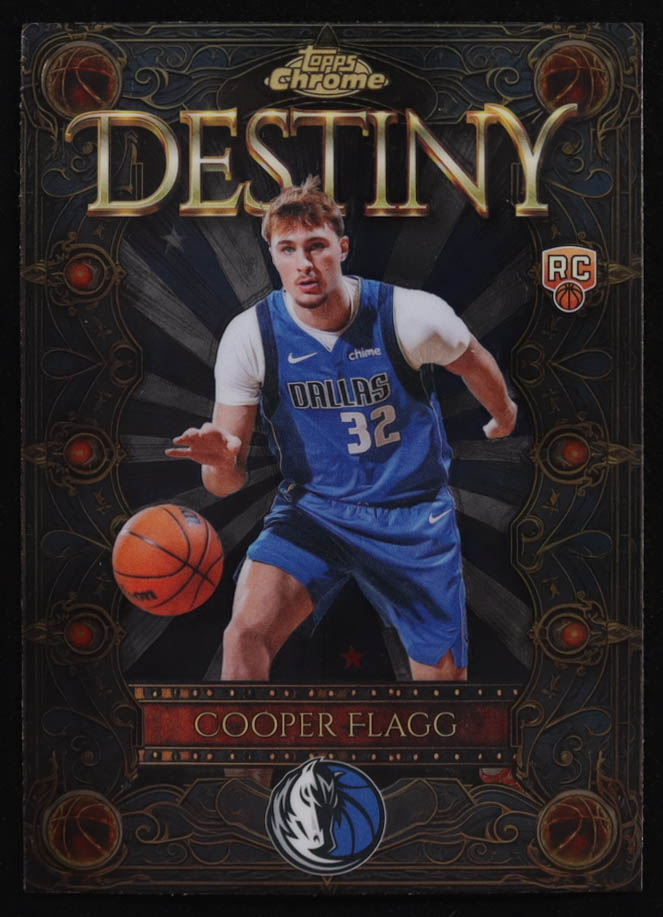 Cooper Flagg 2025-26 Topps Chrome Destiny #D1 RC at PristineAuction.com Cooper Flagg 2025-26 Topps Chrome Destiny #D1 RC at PristineAuction.com