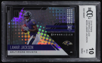Lamar Jackson 2018 Panini Unparalleled #209 RC (BCCG 10) at PristineAuction.com