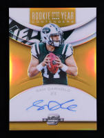 Sam Darnold 2018 Panini Contenders Optic Rookie of the Year Contenders Autographs Gold #3 #4/10 RC at PristineAuction.com