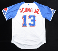 Ronald Acuna Jr. Signed Braves Nike Authentic Jersey Inscribed "40 / 70 Club" (Beckett) at PristineAuction.com