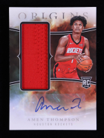 Amen Thompson 2023-24 Panini Origins Rookie Jersey Autographs #1 RC at PristineAuction.com