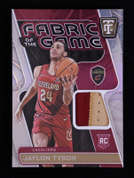 Jaylon Tyson 2024-25 Totally Certified Fabric of the Game Rookies #15 #86/125 RC at PristineAuction.com