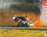 Ryan Preece 2023 Daytona Wreck Signed 11x14 Photo (PA) at PristineAuction.com