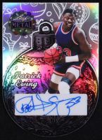 Patrick Ewing 2025 Leaf Metal Holiday Ornament Silver Signatures #OPE1 #4/5 at PristineAuction.com
