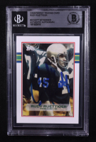Rudy Ruettiger Signed Counterfeit Trading Card #45 (BGS) at PristineAuction.com