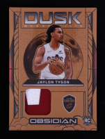 Jaylon Tyson 2024-25 Panini Obsidian Dusk Memorabilia Electric Etch Bronze Flood #31 #11/60 RC at PristineAuction.com