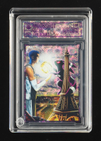 Victor Wembanyama - Moonshot MNS-15 Fireworks #509 - 2026 The Case Hitmen 1/1 Custom Art Card with Display Case at PristineAuction.com