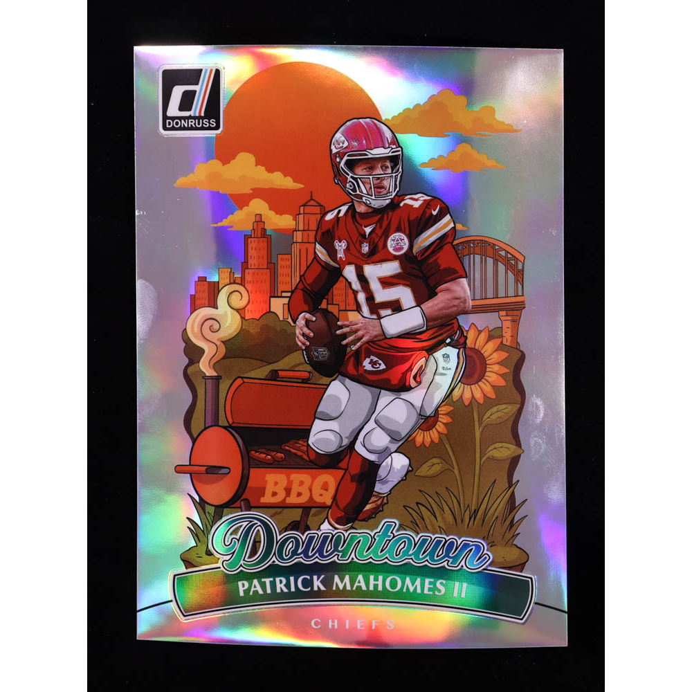 Patrick Mahomes II 2025 Donruss Downtown! Oversize #8 at PristineAuction.com