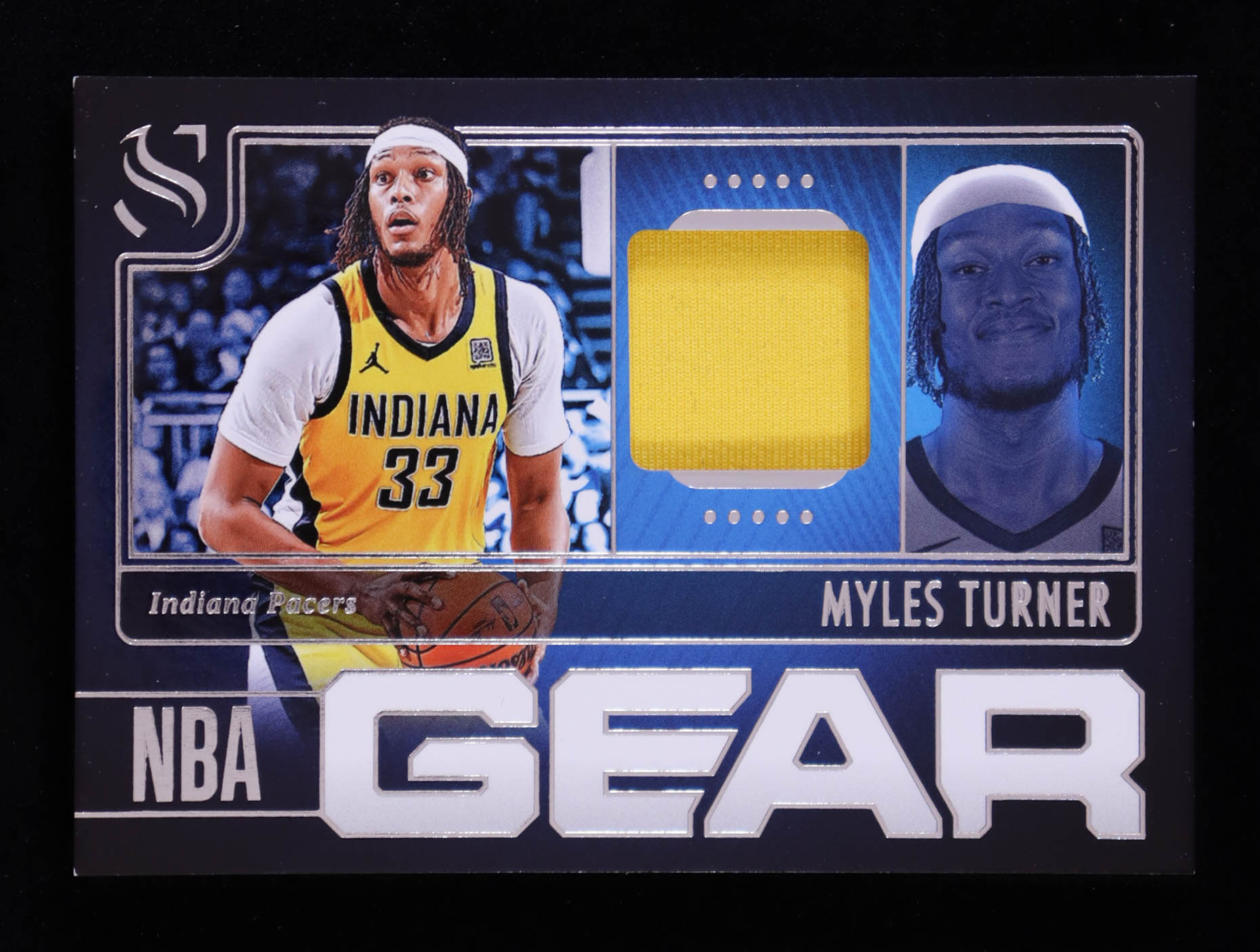 Myles Turner 2024-25 Panini Silhouette NBA Gear #36 at PristineAuction.com Myles Turner 2024-25 Panini Silhouette NBA Gear #36 at PristineAuction.com