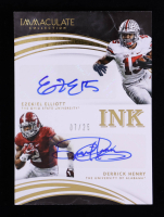 Derrick Henry / Ezekiel Elliott 2024-25 Panini Silhouette NBA Gear #36 #7/25 RC at PristineAuction.com