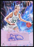Larry Bird 2021-22 Court Kings Holding Court Signatures Violet #33 #34/35 at PristineAuction.com