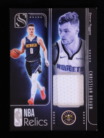 Christian Braun 2024-25 Panini Silhouette NBA Relics #35 at PristineAuction.com