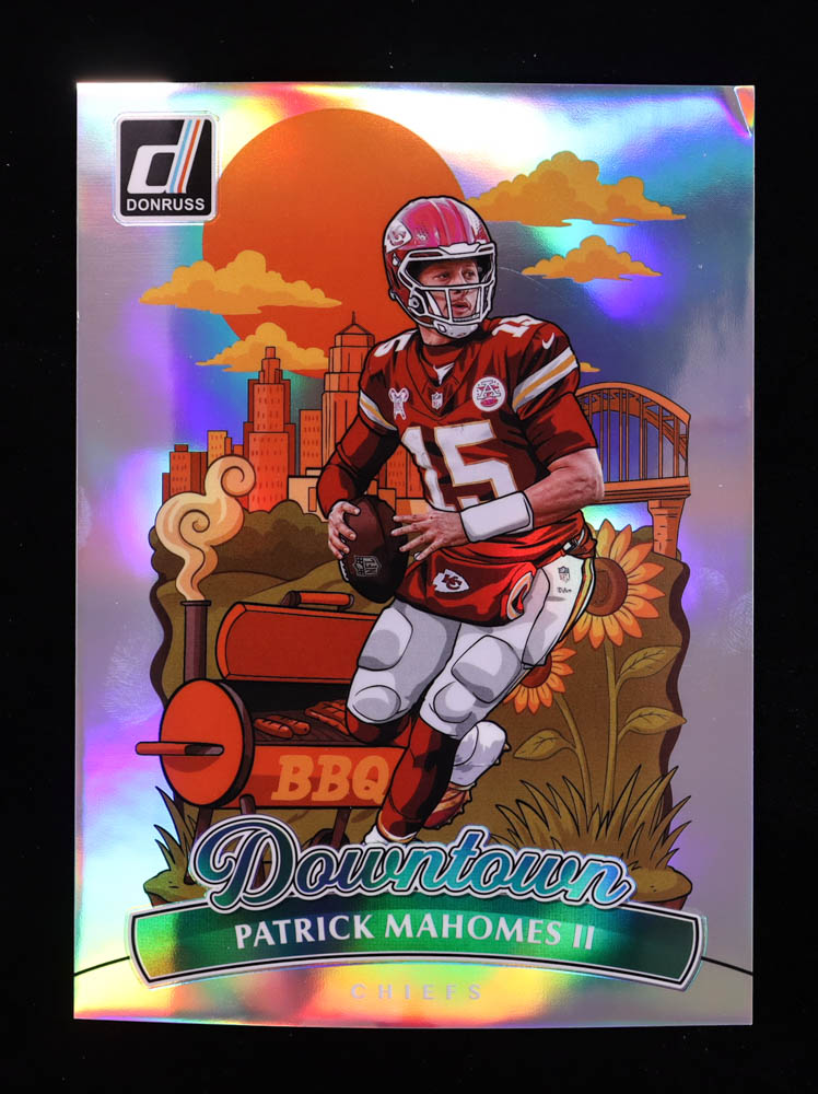 Patrick Mahomes II 2025 Donruss Downtown! Oversize #8 at PristineAuction.com Patrick Mahomes II 2025 Donruss Downtown! Oversize #8 at PristineAuction.com