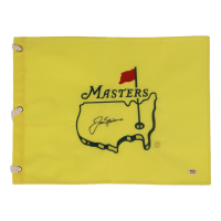 Jack Nicklaus Signed Masters Tournament Golf Pin Flag (PSA) at PristineAuction.com