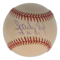 Sparky Lyle Signed OAL Baseball Inscribed "77 AL Cy" (MLB & TriStar) at PristineAuction.com