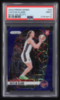 Caitlin Clark 2024 Panini Prizm WNBA Prizms Blue Velocity #22 RC (PSA 9) at PristineAuction.com