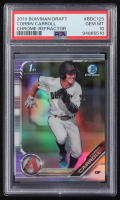 Corbin Carroll 2019 Bowman Chrome Draft Refractors #BDC125 RC (PSA 10) at PristineAuction.com