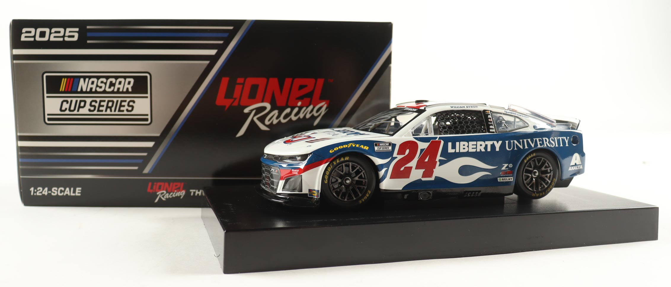 William Byron Signed 2025 #24 Liberty University | 1:24 Diecast Car (PA) at PristineAuction.com William Byron Signed 2025 #24 Liberty University | 1:24 Diecast Car (PA) at PristineAuction.com