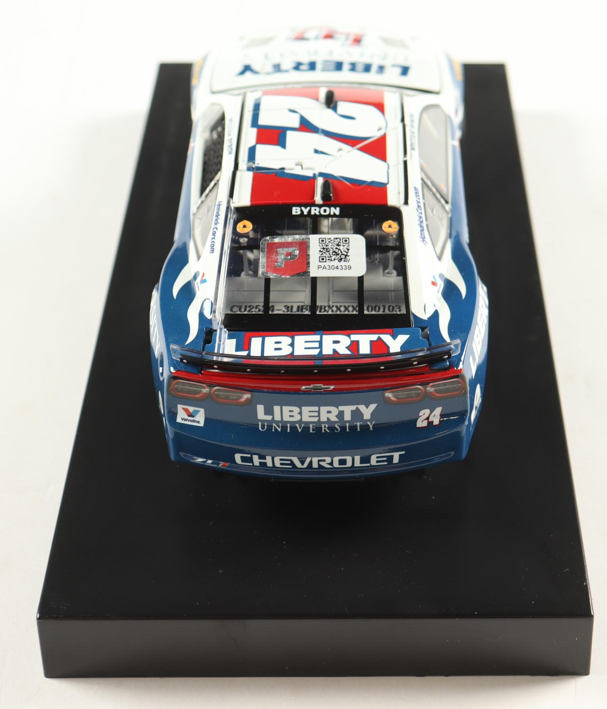 William Byron Signed 2025 #24 Liberty University | 1:24 Diecast Car (PA) at PristineAuction.com William Byron Signed 2025 #24 Liberty University | 1:24 Diecast Car (PA) at PristineAuction.com