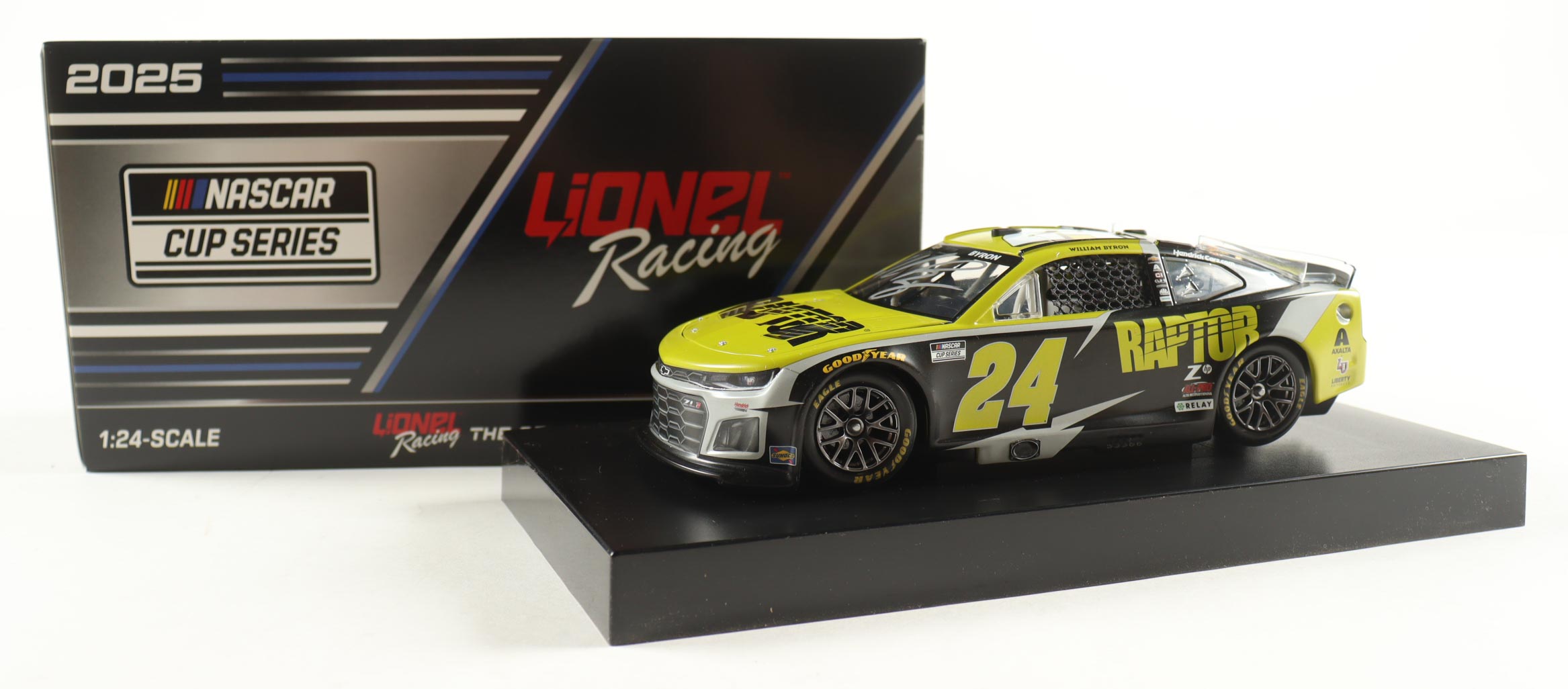 William Byron Signed 2025 #24 Raptor | 1:24 Diecast Car (PA) at PristineAuction.com William Byron Signed 2025 #24 Raptor | 1:24 Diecast Car (PA) at PristineAuction.com