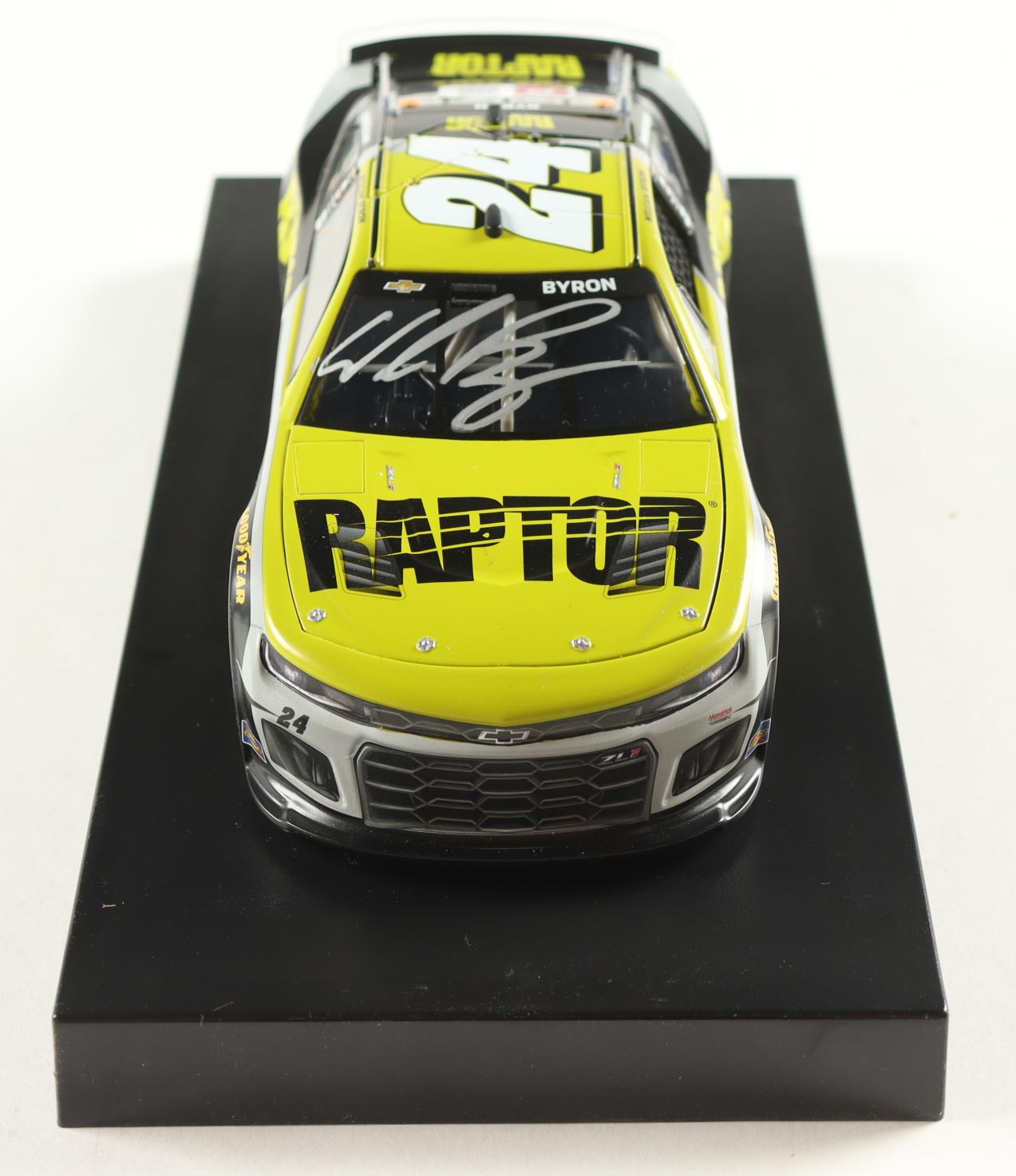 William Byron Signed 2025 #24 Raptor | 1:24 Diecast Car (PA) at PristineAuction.com William Byron Signed 2025 #24 Raptor | 1:24 Diecast Car (PA) at PristineAuction.com